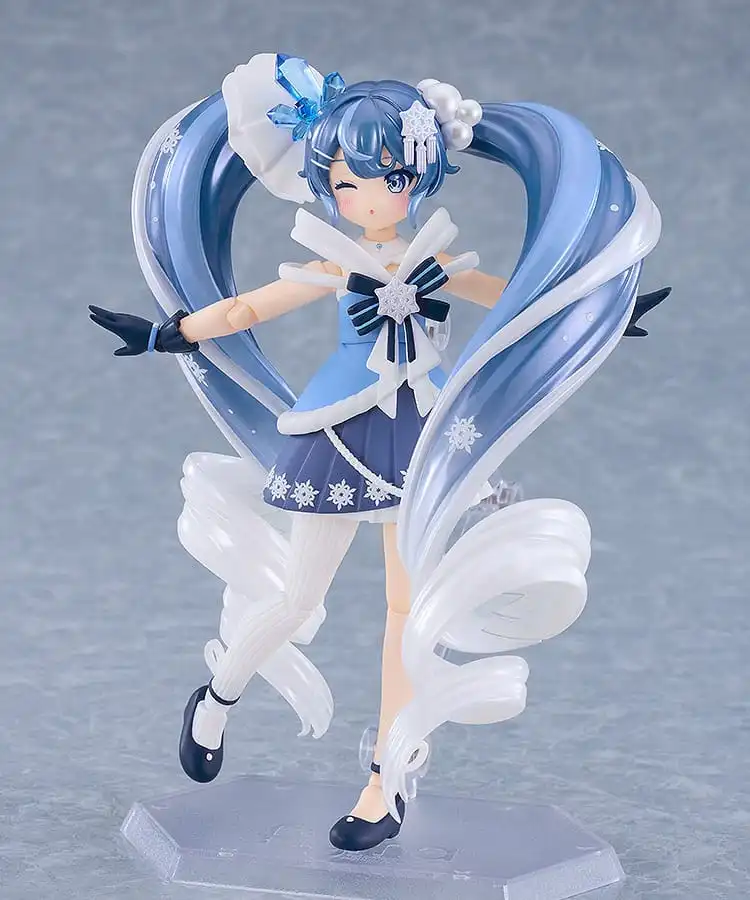 Character Vocal Series 01: Hatsune Miku Figma Action Figure Snow Miku: Crystal Snow Ver. 13 cm